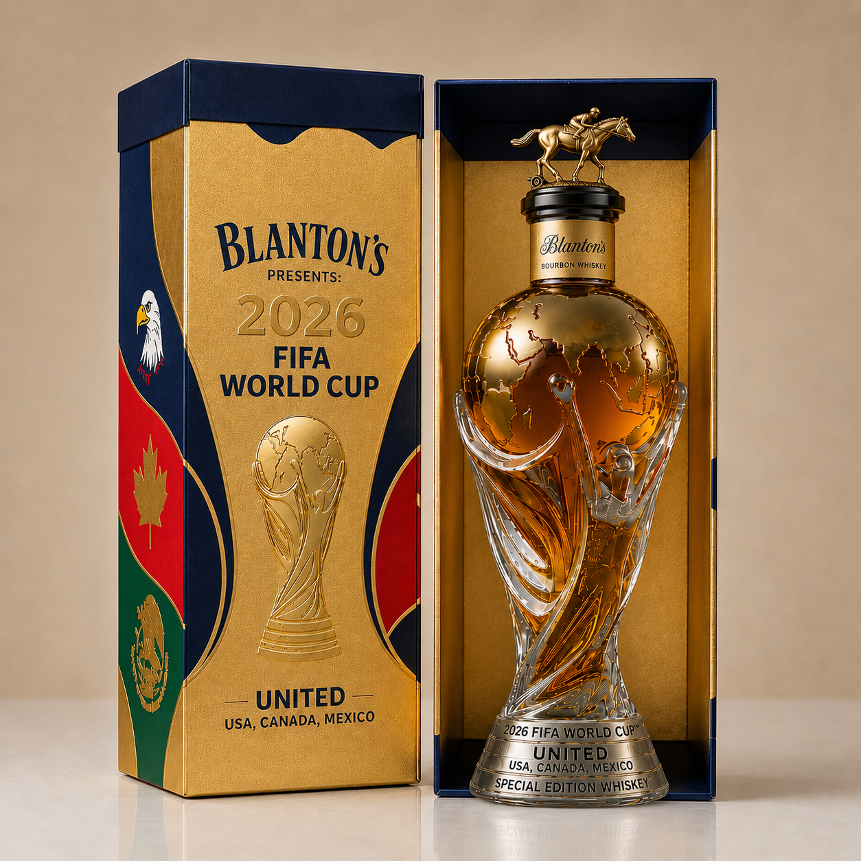 Edición Copa Mundial 2026 - Decantador de Whisky